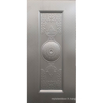 Plaque de porte décorative en acier de calibre 16